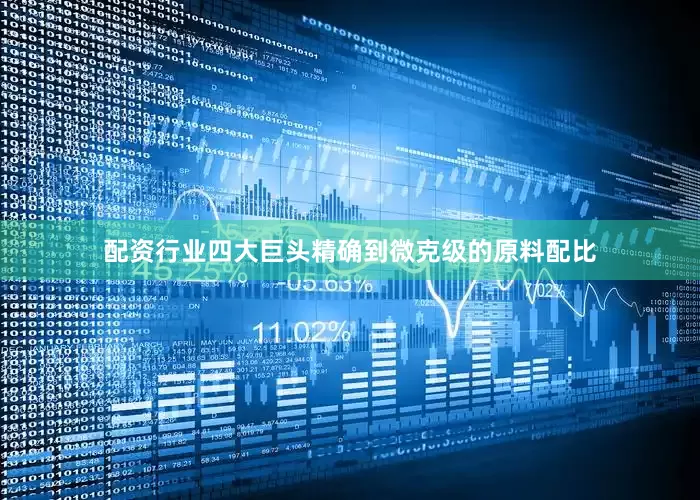 配资行业四大巨头精确到微克级的原料配比
