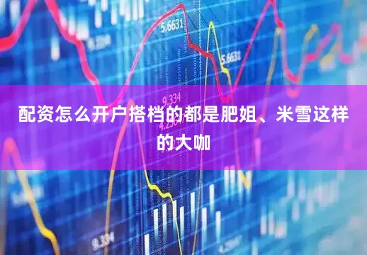 配资怎么开户搭档的都是肥姐、米雪这样的大咖